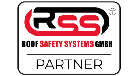 Das Logo der RSS Roof Safety Systems GmbH zeigt unseren starken Partner von EASiTec im Bereich Absturzsicherung.