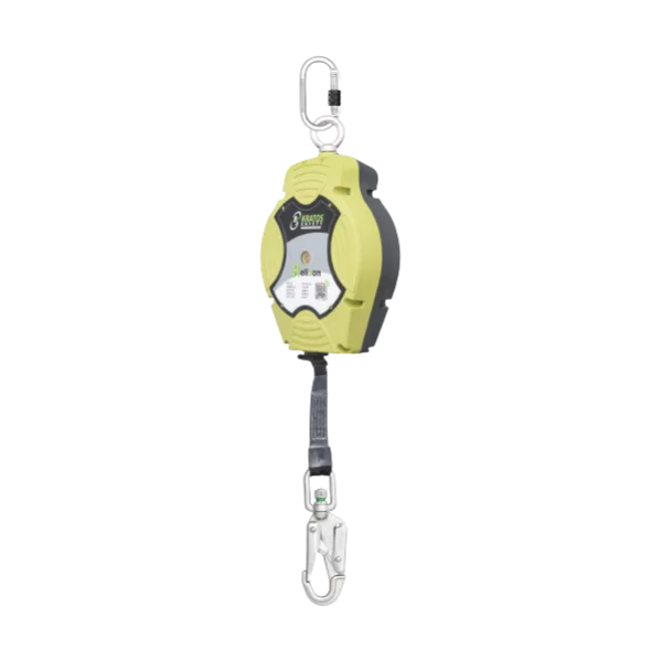 Höhensicherungs für Dach-, Montage- und Servicearbeiten mit größerem Aktionsradius und geringem Freiraum unterhalb des Benutzers