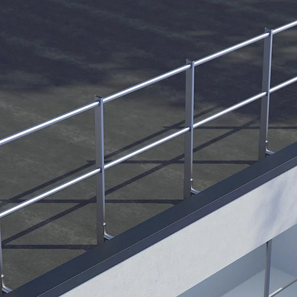 Geländer HNA (seitlich an der Attika) - EASiTec