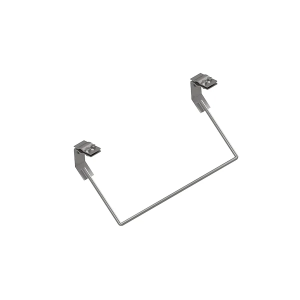 Leitersicherung mit starrer Befestigung für die Dachrinnenbefestigung