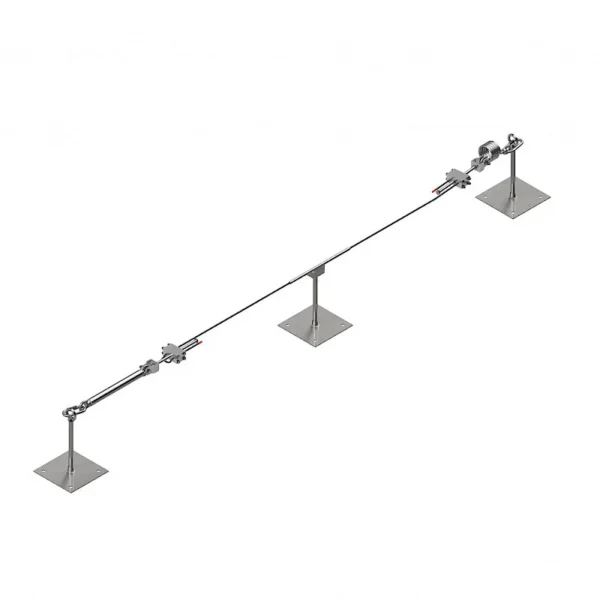 ALU Befestigungsset BR 6 Seilsystem