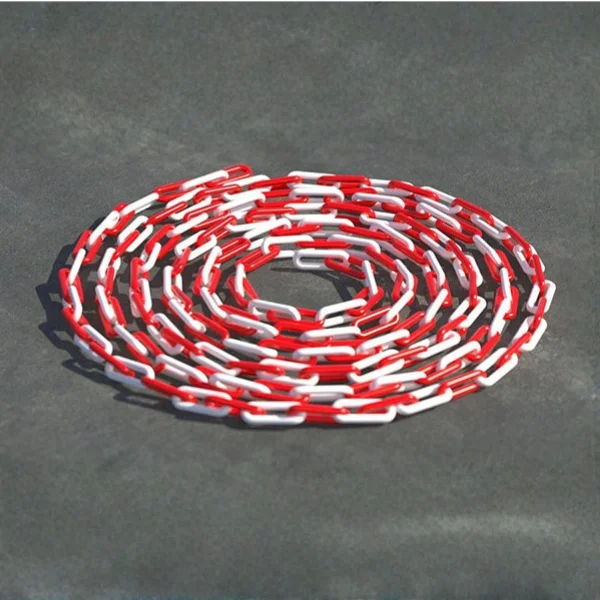 Absperrkette Kunststoff rot-weiß