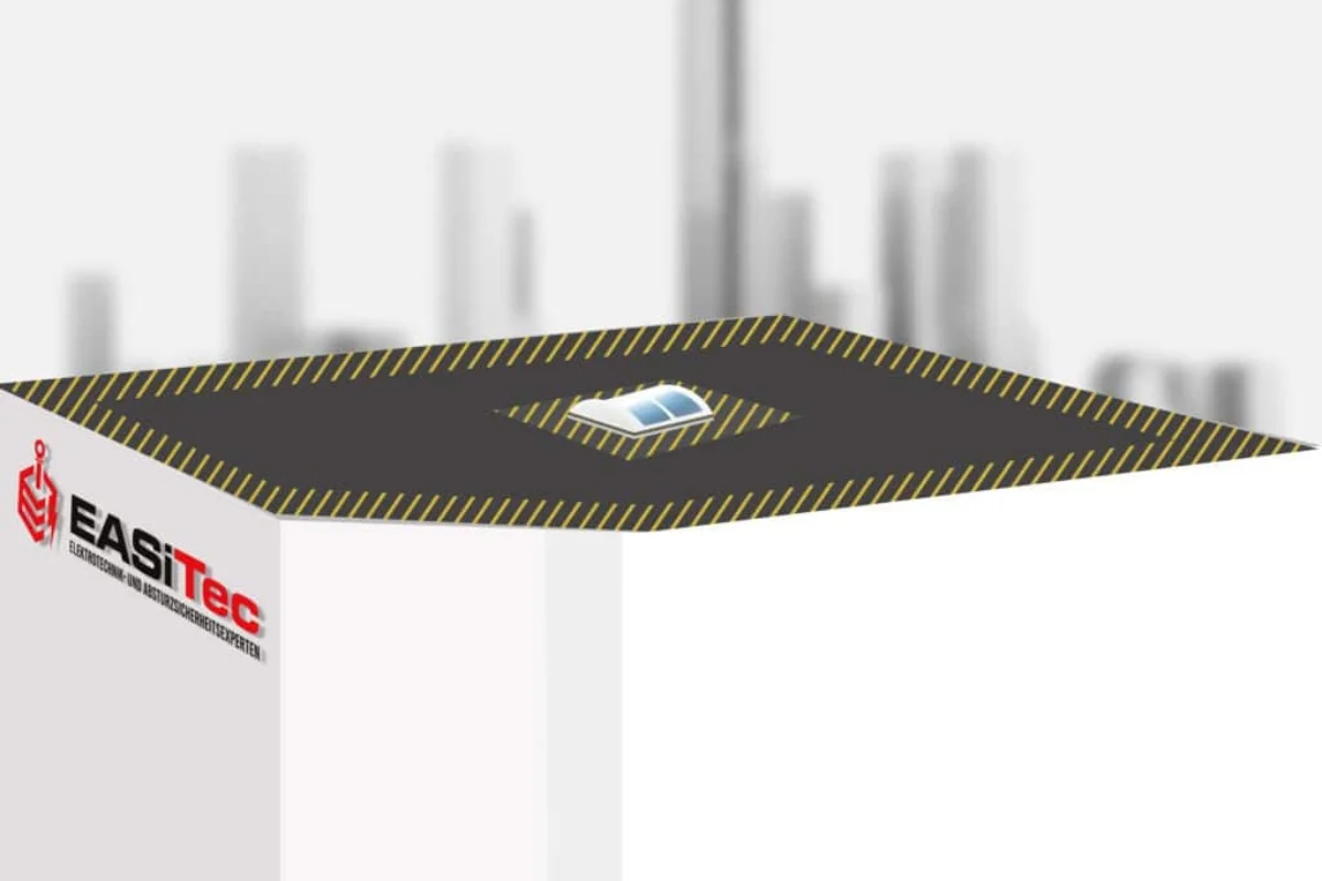 Absturzgefährdeter Bereiche